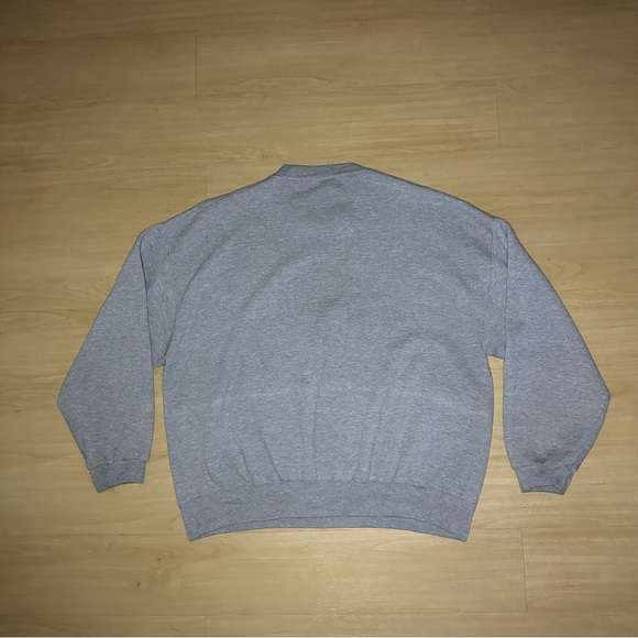 Vintage 90s Oklahoma RedHawks Sweatshirt Men's 2XL Graphic Crew Neck Gray - Picture 4 of 7